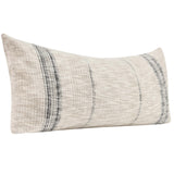 Ria Lumbar Pillow, Natural/Black