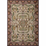 Rifle Paper Co. x Loloi Rug Canopy CNP-03, Aubergine-Rugs1-High Fashion Home