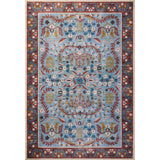 Rifle Paper Co. x Loloi Rug Canopy CNP-03, Red/Blue-Rugs1-High Fashion Home