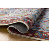 Rifle Paper Co. x Loloi Rug Canopy CNP-03, Red/Blue-Rugs1-High Fashion Home