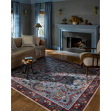 Rifle Paper Co. x Loloi Rug Canopy CNP-03, Red/Blue-Rugs1-High Fashion Home
