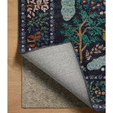 Rifle Paper Co. x Loloi Rug Canopy CNP-04, Black-Rugs1-High Fashion Home