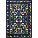 Rifle Paper Co. x Loloi Rug Canopy CNP-05, Charcoal-Rugs1-High Fashion Home