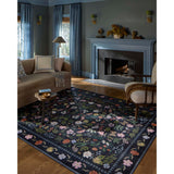 Rifle Paper Co. x Loloi Rug Canopy CNP-05, Charcoal-Rugs1-High Fashion Home