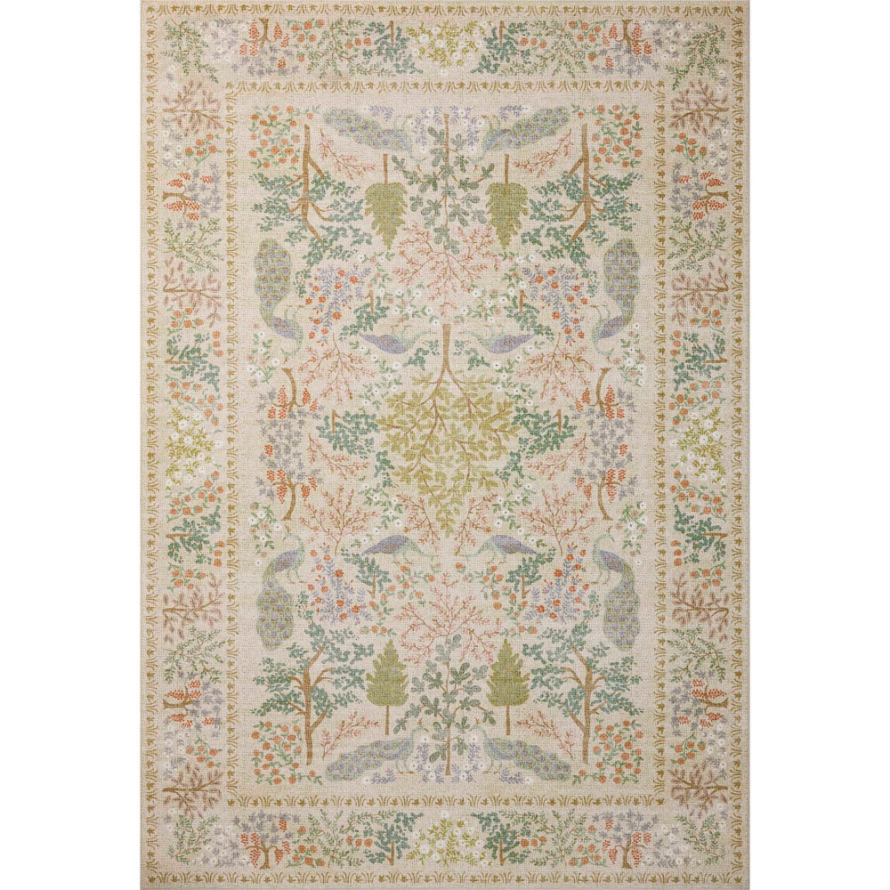 Rifle Paper Co. x Loloi Rug Canopy CNP-05, Cream-Rugs1-High Fashion Home