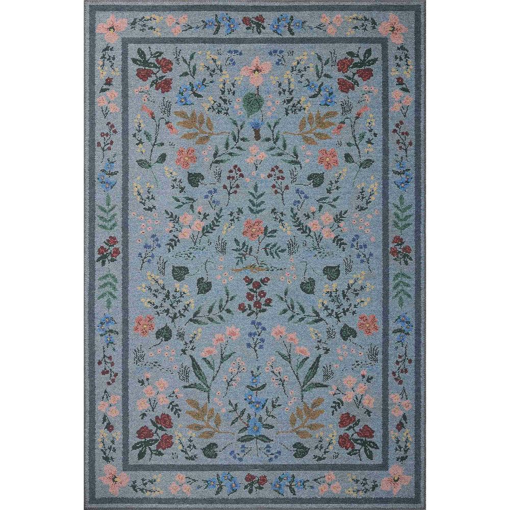 Rifle Paper Co. x Loloi Rug Wildwood, Blue-Rugs1-High Fashion Home