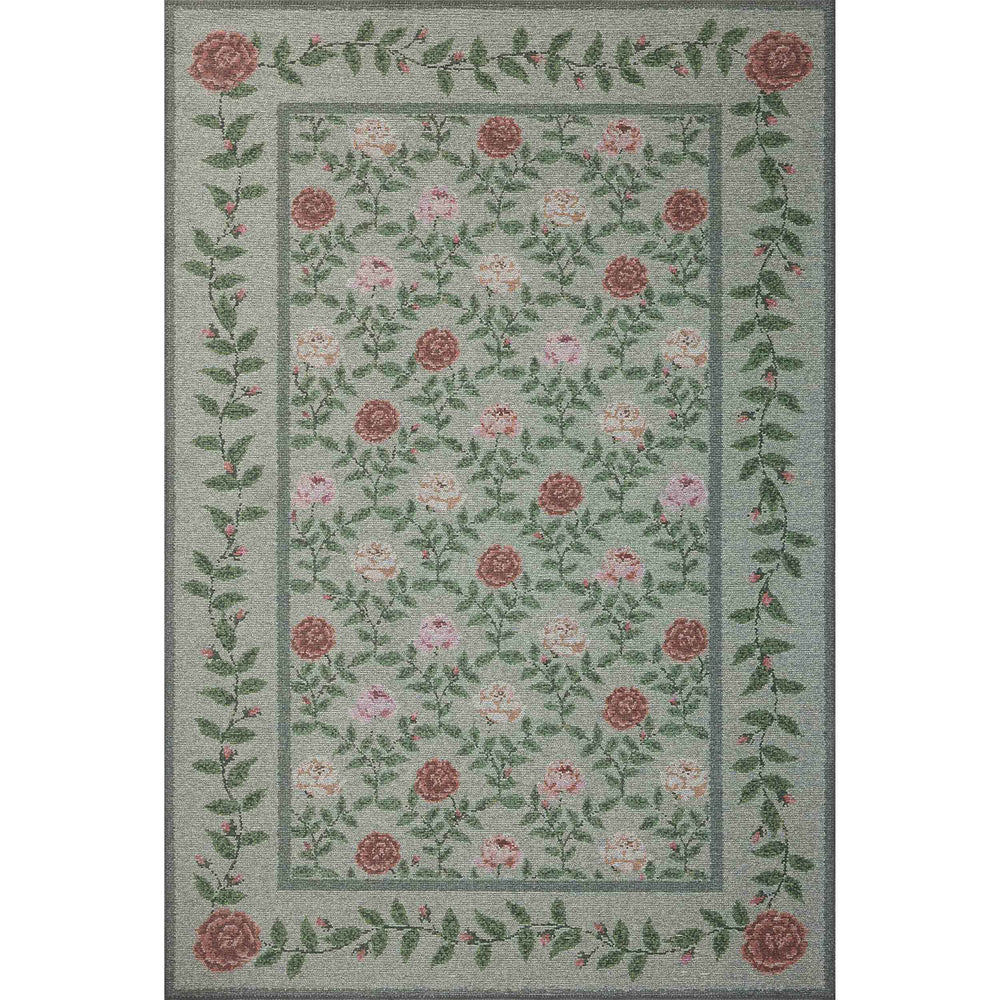 Rifle Paper Co. x Loloi Rug Wildwood, Green-Rugs1-High Fashion Home