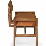 Robertson Leather Bench, Porto Natural-Furniture - Benches-High Fashion Home