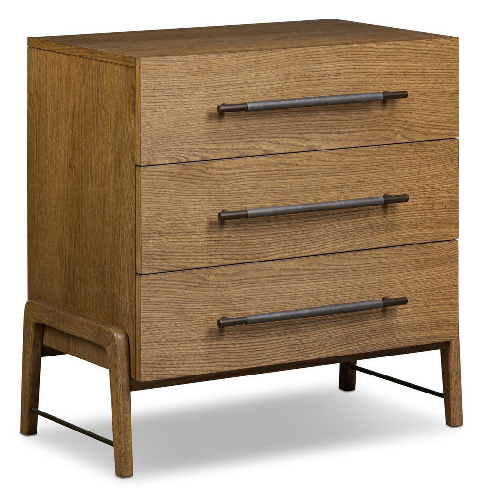 Rosedale 3 Drawer Dresser, Amber Oak by Four Hands-Furniture - Storage-High Fashion Home