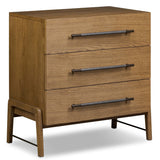 Rosedale 3 Drawer Dresser, Amber Oak by Four Hands-Furniture - Storage-High Fashion Home