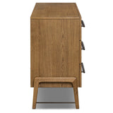 Rosedale 6 Drawer Dresser, Amber Oak by Four Hands-Furniture - Storage-High Fashion Home