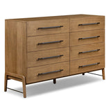 Rosedale 8 Drawer Dresser, Amber Oak by Four Hands-Furniture - Storage-High Fashion Home