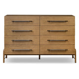 Rosedale 8 Drawer Dresser, Amber Oak by Four Hands-Furniture - Storage-High Fashion Home