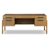 Rosedale Executive Desk, Amber Oak by Four Hands-Furniture - Office-High Fashion Home