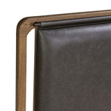 Rosedale Leather Bed, Chaps Ebony by Four Hands-Furniture - Bedroom-High Fashion Home