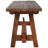 Rustic Wood Bench, Natural