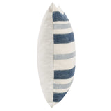 Seiano Pillow, Ivory/Blue