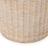 Selah Outdoor Stool, Beige-Furniture - Outdoor-High Fashion Home