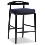 Shaza Stool, Sutton Navy by Four Hands-Furniture - Dining-High Fashion Home