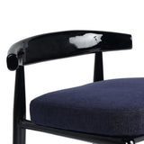 Shaza Stool, Sutton Navy by Four Hands-Furniture - Dining-High Fashion Home