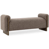 Sierra Bench, Bronzed Cocoa-Furniture - Benches-High Fashion Home
