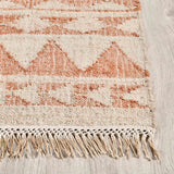 Solana Distressed Rug, Terracotta/Natural
