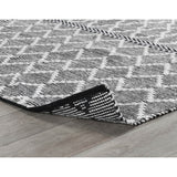 Sonora Outdoor Rug, Black/Ivory
