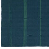 Sorrento Stripe Rug, Deep Blue/Green-Rugs1-High Fashion Home