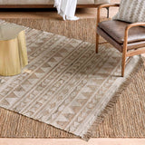 Soumak Jute Rug, Natural-Rugs1-High Fashion Home