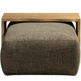 Spencer Ottoman with Bridge Table, Green