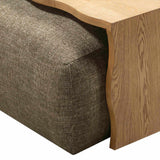 Spencer Ottoman with Bridge Table, Green