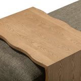 Spencer Ottoman with Bridge Table, Green