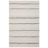 Sunderland Jute Stripe Rug, Ivory/Dark Blue