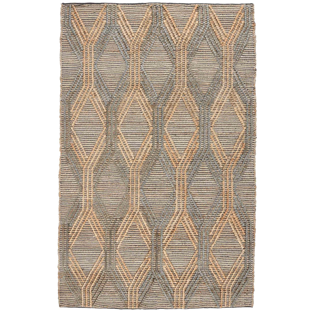 Sylmar Rug, Natural/Mineral Blue-Rugs1-High Fashion Home