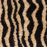 Zebra Bench, Brown Stripe-Furniture - Benches-High Fashion Home