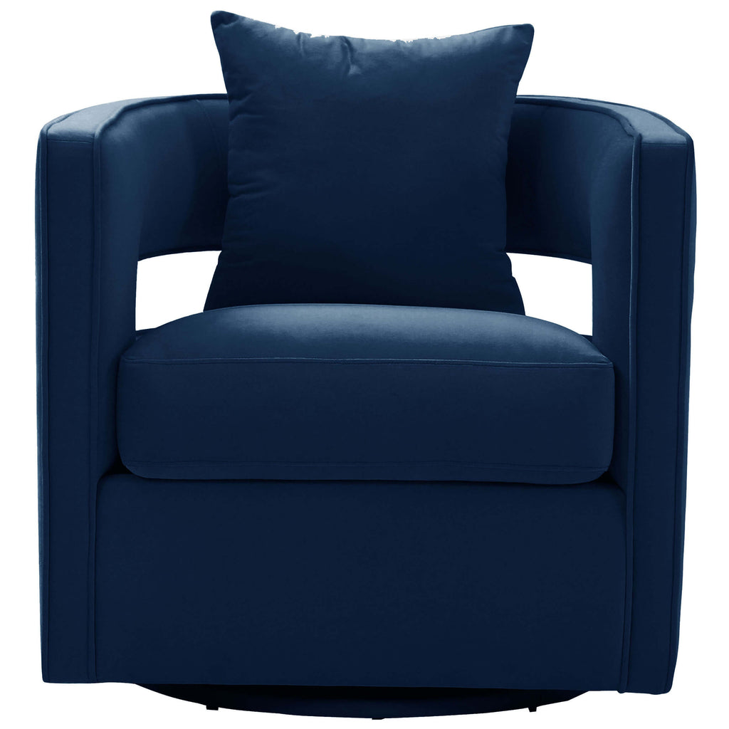 Kenneth Swivel Chair, Navy – High Fashion Home