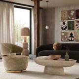 Austin Swivel Chair, Oat-Furniture - Chairs-High Fashion Home