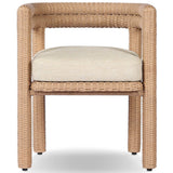 Tacova Outdoor Dining Chair, Casa Cream, Set of 2 by Four hands