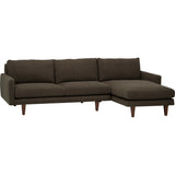 Theodore Sectional, Zuri Olive-Furniture - Sofas-High Fashion Home