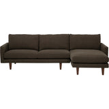 Theodore Sectional, Zuri Olive-Furniture - Sofas-High Fashion Home