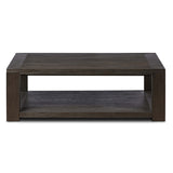 Thomas Square Coffee Table, Dark Anthracite by Four Hands-Furniture - Accent Tables-High Fashion Home