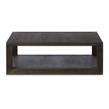 Thomas Square Coffee Table, Dark Anthracite by Four Hands-Furniture - Accent Tables-High Fashion Home