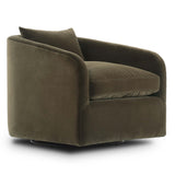 Topanga Swivel Chair, Surrey Olive by Four Hands-Furniture - Chairs-High Fashion Home