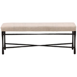 Trystan Bench, Cream