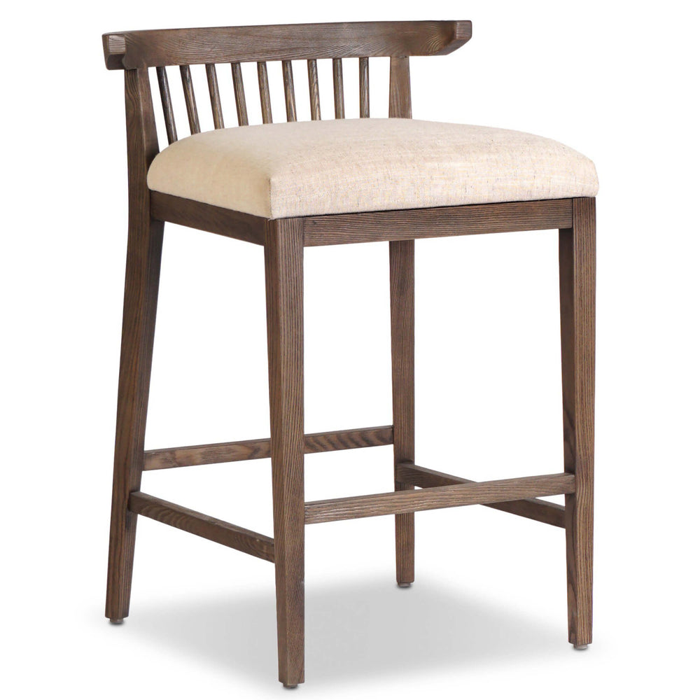 Tullio Stool, Savoy Parchment by Four Hands-Furniture - Dining-High Fashion Home