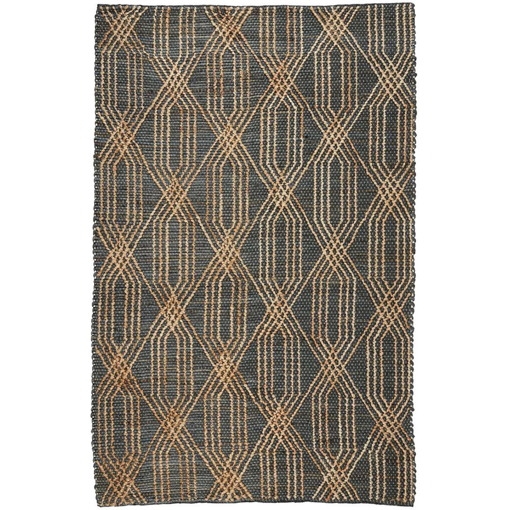 Tustin Rug, Blue Charcoal/Natural