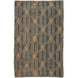 Tustin Rug, Blue Charcoal/Natural
