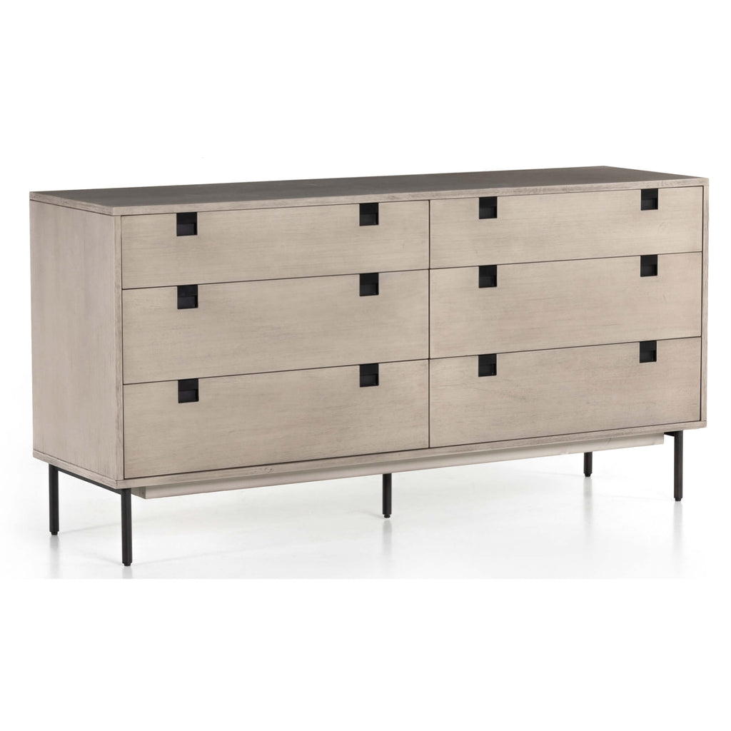 grey washed dresser Carly 6 Drawer Dresser, Wash by Four Hands – High Fashion Home cheap evening dresses Featuring an Anti Three Alternative Tea Length Size:US20-UK22-EUR50