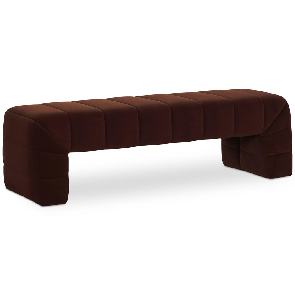 Verity Bench, Warm Brown-Furniture - Benches-High Fashion Home