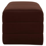 Verity Bench, Warm Brown-Furniture - Benches-High Fashion Home